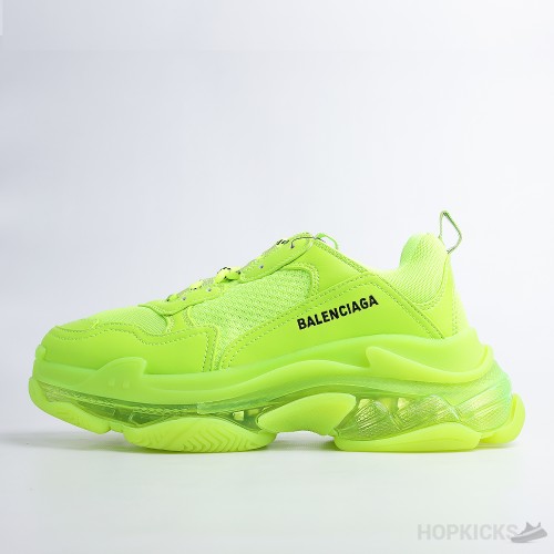 Balenciaga Triple S Clear Sole Fluo Yellow